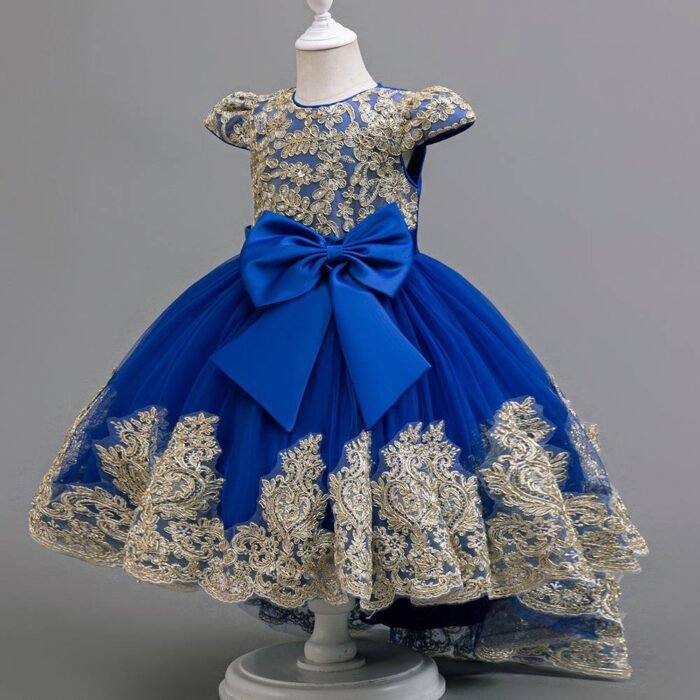 SUZZY EMBROIDERY LONG BACK GOWN 

ITS A TOE LENGTH GOWN - Image 4