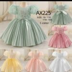 JADELL QUALITY PLEATED GOWN 

IT IS A KNEE LENGTH GOWN