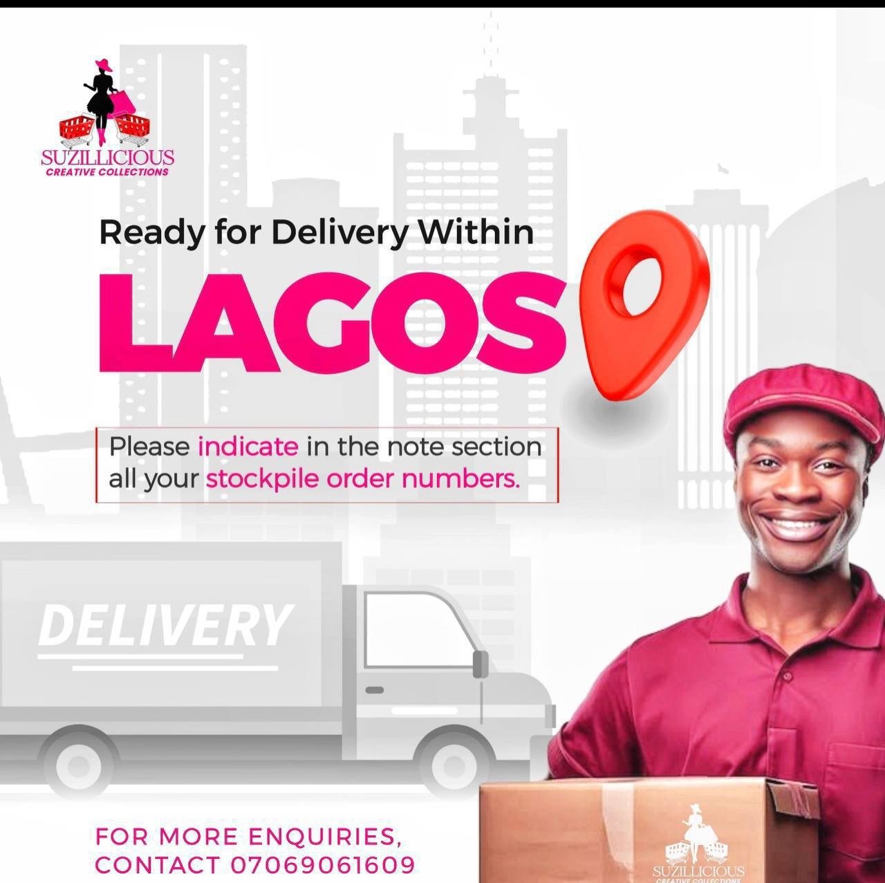 img_4596-2 READY FOR DELIVERY WITHIN LAGOS
(Use this when you are not shopping again but want us to send out all your stockpile orders) - Image 1