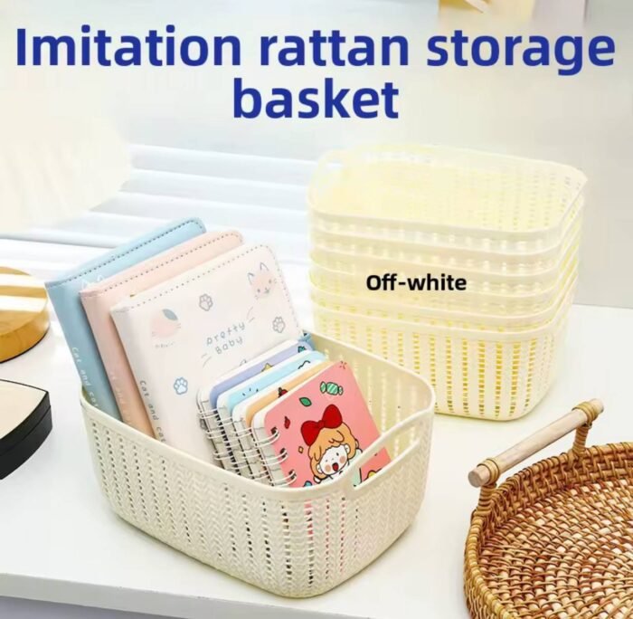 (ON SALES) FANCY CUTE AESTHETICS RATTAN STORAGE QUALITY MULTIPURPOSE BASKET(Available in beautiful 6 colors)

Not the regular common local made one flying around📌 - Image 2
