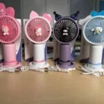 CUTE CHARACTER RECHARGEABLE MINI HAND FAN Code SX 116
