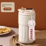 💯 QUALITY TEMPERATURE DISPLAY SMART COFFEE STAINLESS STEEL THERMOS MUG/VACUUM FLASK 7013(500ML)