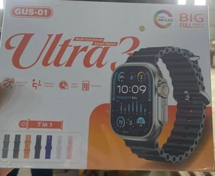 (ON SALES) 7IN1 ULTRA 3 REPLACEABLE STRAP SMARTWATCH - Image 2