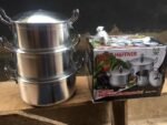 3PC HOFFNER ALUMINUM POT SET SIZE 24,26,28CM(3015) - Image 2