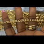 DURABLE SUNBELLE GOLD REPLICA CUBAN CHAIN