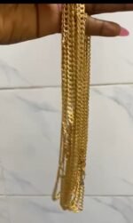 DURABLE SUNBELLE GOLD REPLICA CUBAN CHAIN - Image 3
