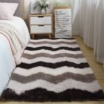 80*160CM DECOR  PATTERN PLUSH FLUFFY ROUND RABBIT FUR RUG FOR LIVING ROOM AESTHETICS - Image 5