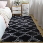 80*160CM DECOR  PATTERN PLUSH FLUFFY ROUND RABBIT FUR RUG FOR LIVING ROOM AESTHETICS - Image 8