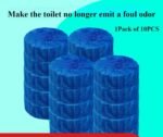 10PC POWERFUL SCENTED TOILET BLUE CLEANER AND DEODORIZER FOR FRESH BATHROOM