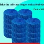 10PC POWERFUL SCENTED TOILET BLUE CLEANER AND DEODORIZER FOR FRESH BATHROOM