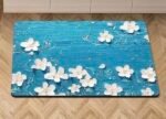 50*80CM 3D SQUARE SHAPE DIATOMITE/SILICON DESIGN QUICK DRY/WATER ABSORBENT FOOTMAT(Randomly picked) - Image 2
