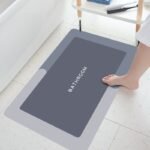 50*80CM 3D SQUARE SHAPE DIATOMITE/SILICON DESIGN QUICK DRY/WATER ABSORBENT FOOTMAT(Randomly picked) - Image 4