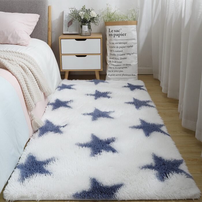 80*160CM DECOR  PATTERN PLUSH FLUFFY ROUND RABBIT FUR RUG FOR LIVING ROOM AESTHETICS - Image 10
