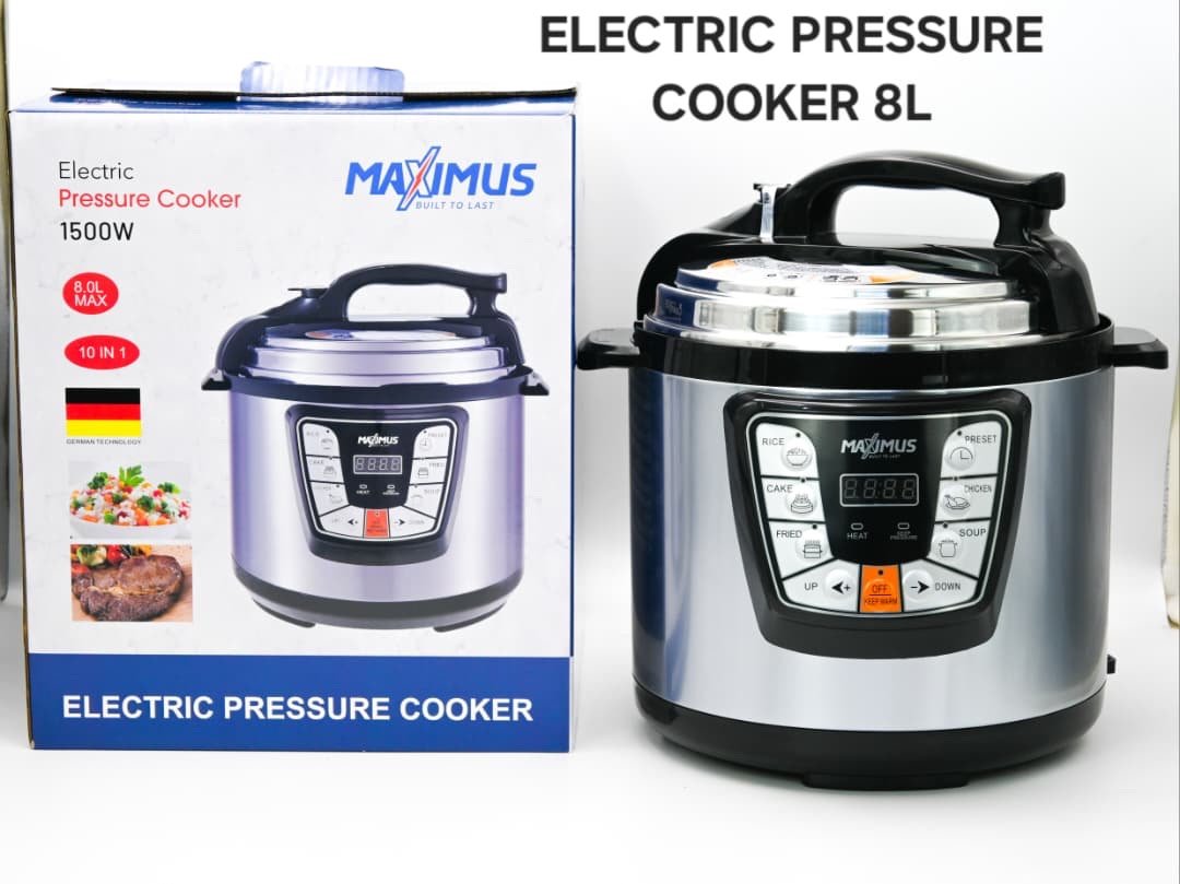 photo-2026-02-05-09-41-55 8LTR MAXIMUS ELECTRIC PRESSURE COOKER 1500WATT - Image 1