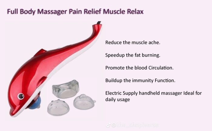 3 HEAD ELECTRIC DOLPHIN FULL BODY MASSAGER - Image 2
