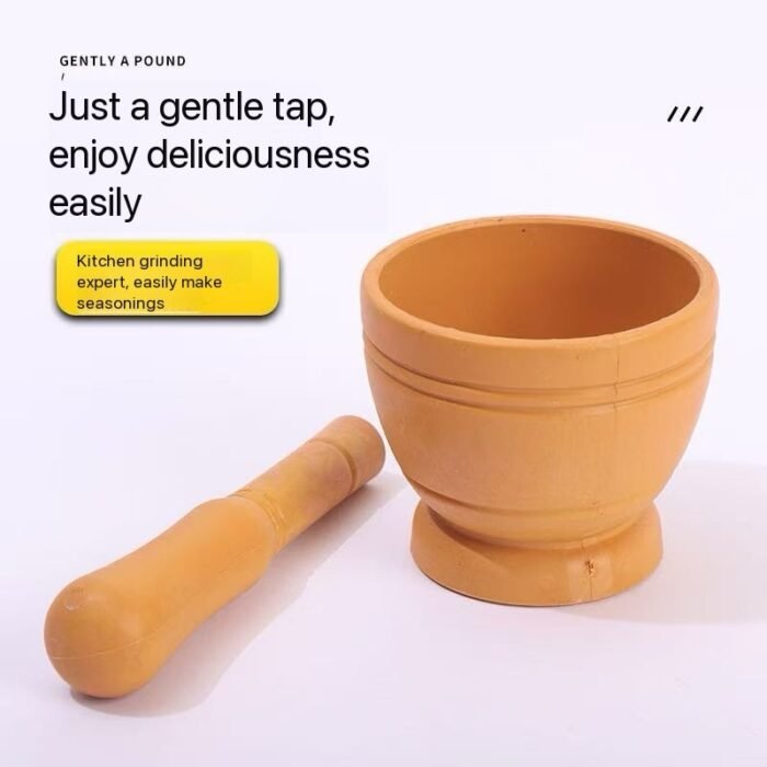MORTAR AND PESTLE MANUAL GARLIC,PEPPER,SPICE GRINDER(NOT WOODEN) - Image 3