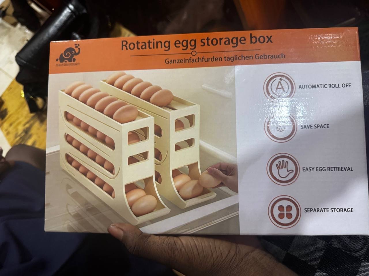 img_2875-6 4 LAYER SLIDE FANCY EGG RACK(doesn’t come in a box o) - Image 1