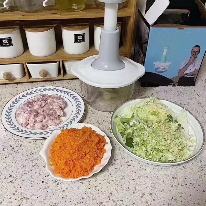 1.5LTR MANUAL MULTIPURPOSE HAND PUSHING GRATEE WITHOUT ACCESSORIES 
Perfect for chopping vegetables,Mince meat,Pepper etc - Image 2