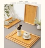 3IN1 QUALITY WOODEN BAMBO SERVING TRAY - Image 2