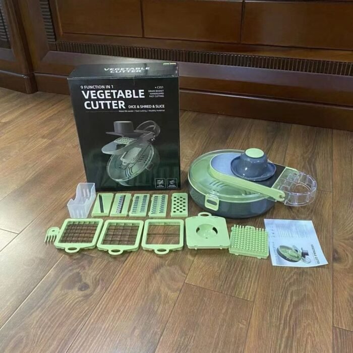 (ON SALES) 9IN1 QUALITY NEW INVENTION MULTIFUNCTIONAL VEGETABLE CUTTER/SHREDDER - Image 2