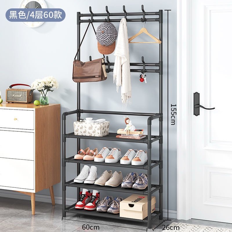 img_6859-2 (ON SALES) 4 LAYER 60CM MULTIFUNCTIONAL SHOE/CLOTH/BAG RACK - Image 1