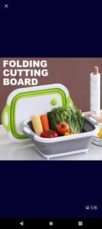 (ON SALES) 3in1 COLLAPSIBLE SILICON CHOPPING/CUTTING BOARD/DRAINK SINK/FRUIT BASKET - Image 4