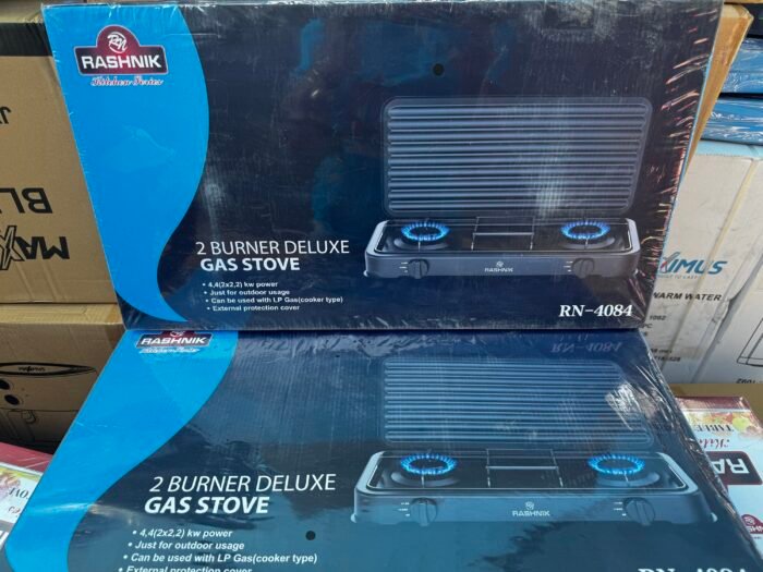 2 FACE QUALITY THICK BODY RASHNIK GAS COOKER WITH COVER - Image 2