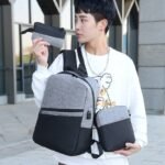 3IN1 ETHAN QUALITY LAPTOP BAG DOUBLE PADDED AND ZIPPER FRONT DESIGN 02 - Image 3