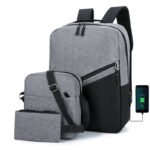 3IN1 ETHAN QUALITY LAPTOP BAG DOUBLE PADDED AND ZIPPER FRONT DESIGN 02 - Image 4