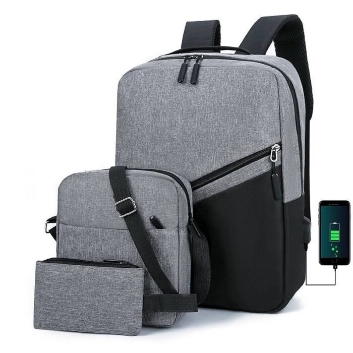 3IN1 NATHAN QUALITY DOUBLE PADDED LAPTOP BAG DESIGN 01 - Image 2