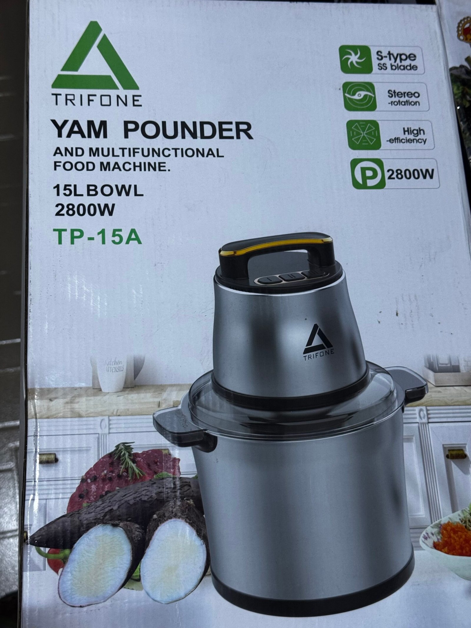 img_7280 15LTR 2800WATT HEAVY DUTY STRONG TRIFONE YAM POUNDER - Image 1