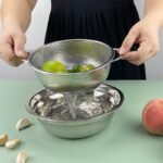 HIGH QUALITY STAINLESS STEEL COLANDER SET•••SIZE 16.5,19.5,22.525.5&28.5CM - Image 2