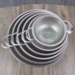 HIGH QUALITY STAINLESS STEEL COLANDER SET•••SIZE 16.5,19.5,22.525.5&28.5CM - Image 4