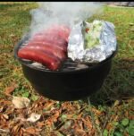 PORTABLE OUTDOOR/INDOOR STAINLESS STEEL CHARCOAL BARBECUE GRILL - Image 5