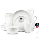 16PC QUALITY THICK EUROPEAN LUXURY FINE CERAMIC STONEWARE DINNER SET•••WHITE📌

 4 Serving plate
4 Side plate
4 Soup bowls 
4 Cups