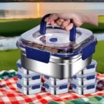QUALITY MULTIPURPOSE 316 STAINLESS STEEL REFRIGERATOR FOOD STORAGE AND LUNCH BOX