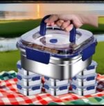 QUALITY MULTIPURPOSE 316 STAINLESS STEEL REFRIGERATOR FOOD STORAGE AND LUNCH BOX