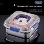 QUALITY MULTIPURPOSE 316 STAINLESS STEEL REFRIGERATOR FOOD STORAGE AND LUNCH BOX - Image 5