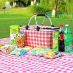 COLLAPSIBLE INSULATED DOUBLE HANDLE COLORFUL PICNIC BAG BIG SIZE - Image 2