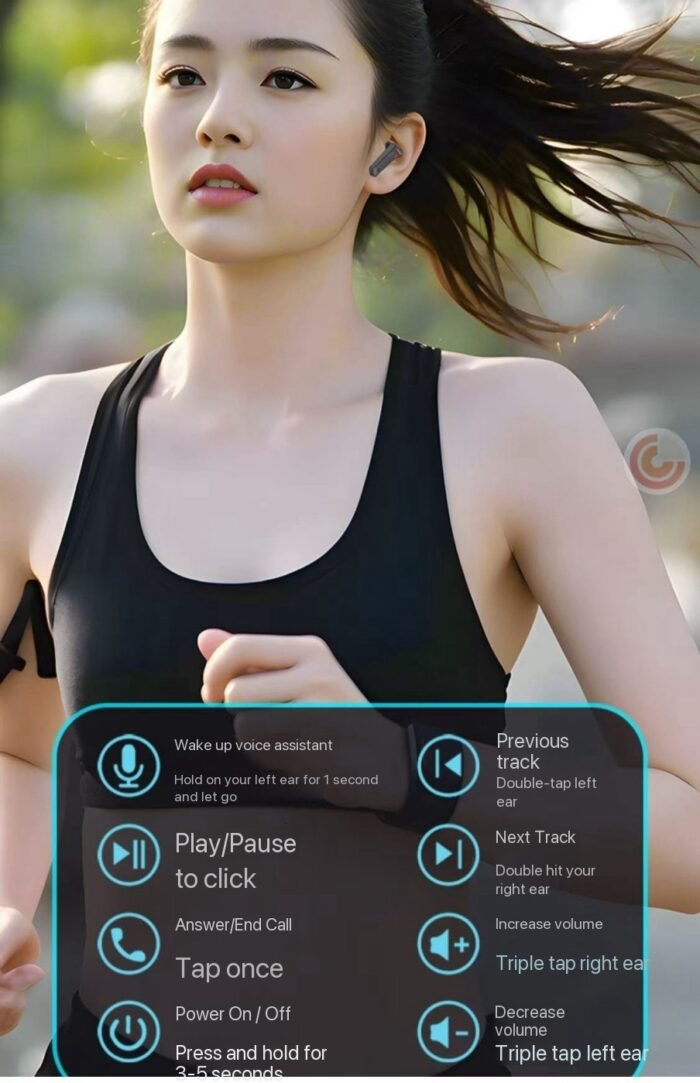 DX-42 2 PAIR OF FINGER TOUCH BLUETOOTH EARBUD/EARPOD - Image 5