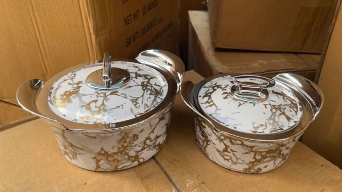 2PC QUALITY 1200/2000ML FLORENCE INSULATED FOOD WARMER - Image 3