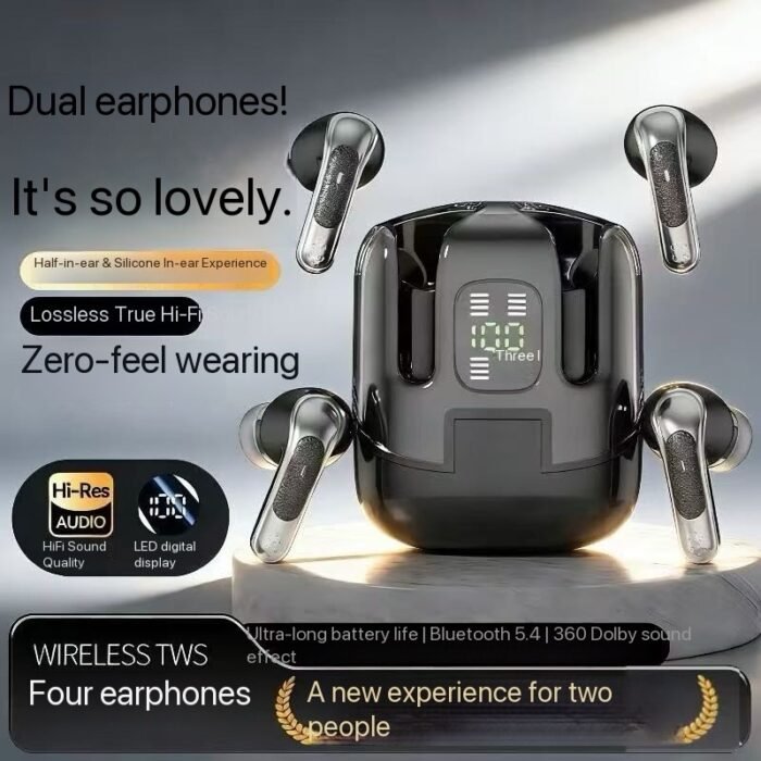 DX-16 2PAIR OF TOUCH CONTROL BLUETOOTH EARBUDS/EARPOD(Noise reduction) - Image 3