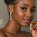 QUALITY NON TARNISH LUXURY SUNGOLD FASHION EARRING DESIGN  2