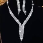 FASHION SILVER JEWELRY CHAIN AND EARRING DESIGN 2