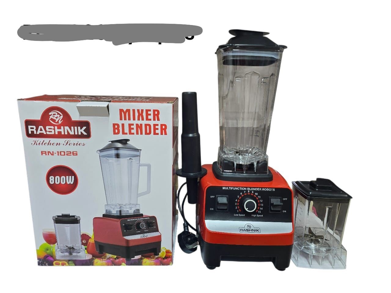 e7aa7bf6-e7da-41c4-b979-35fcbf4511eb 2IN1 800WATT QUALITY DOUBLE CUP RASHNIK BLENDER - Image 1