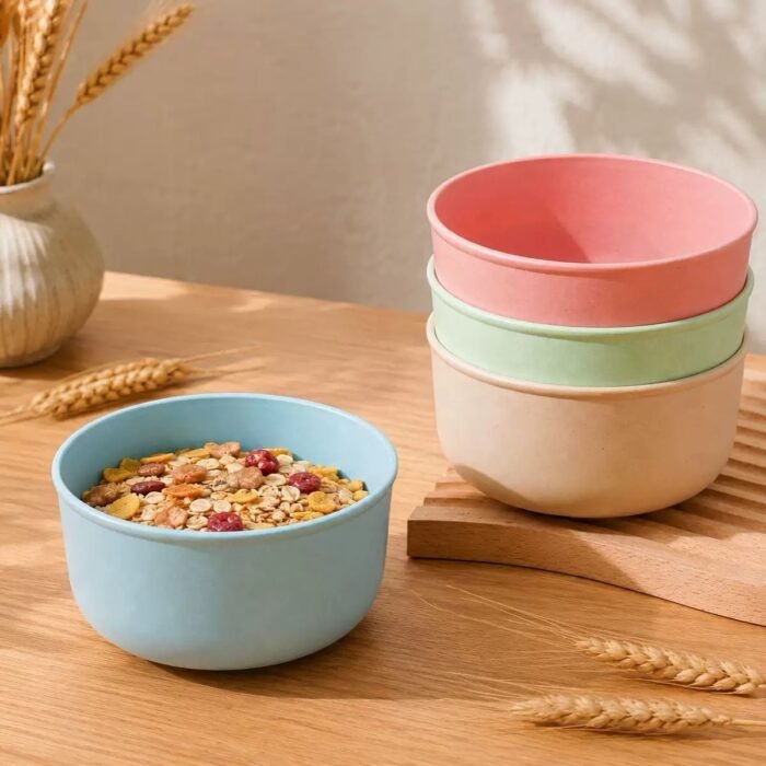 4PC QUALITY KIDDIES MINI THICK SNACKS BOWL(we have just cream and green color) - Image 2
