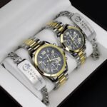 ETERNAL LOVE COUPLES WATCH AND BRACELET SET 💯 QUALITY•••Comes in a big fancy box
