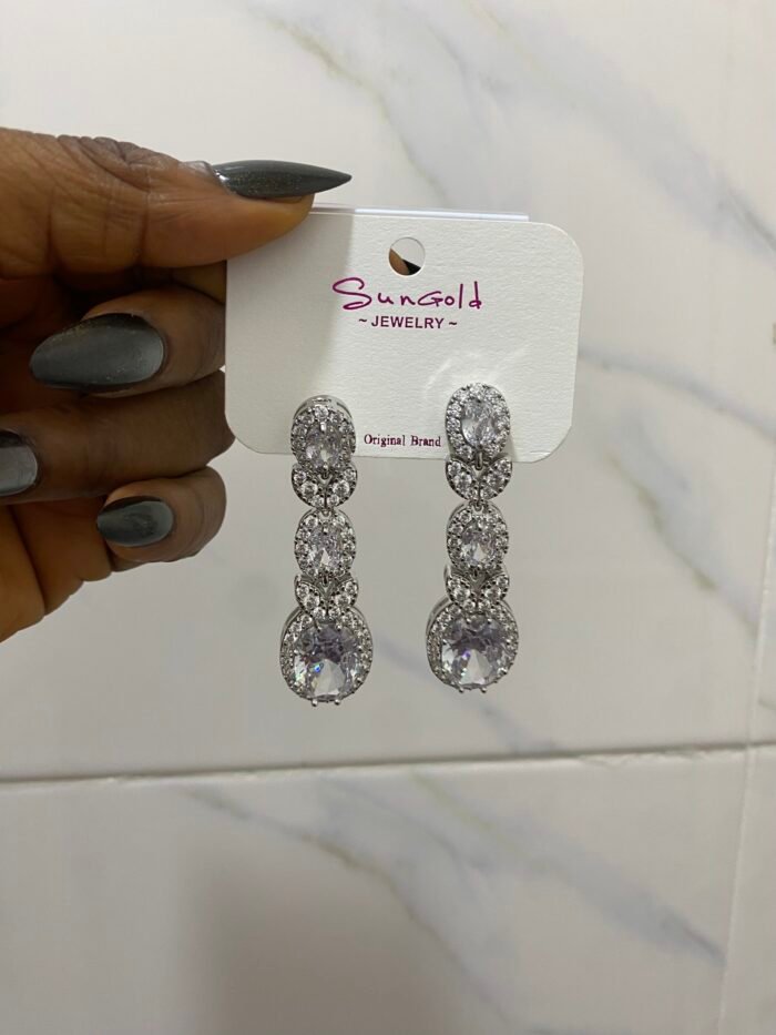 QUALITY NON TARNISH LUXURY SUNGOLD FASHION EARRING DESIGN  2 - Image 6