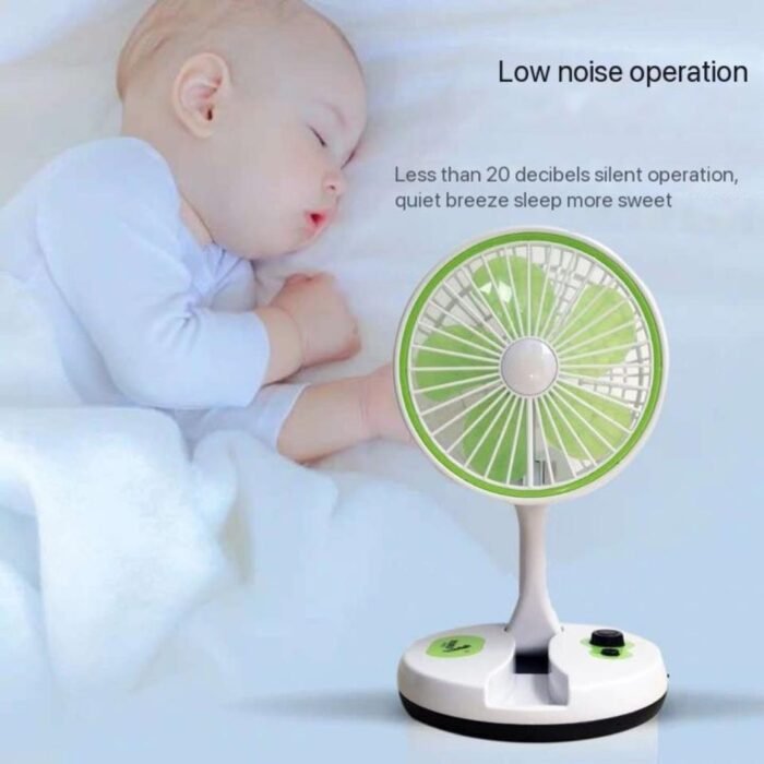 QUALITY FOLDABLE RECHARGEABLE TABLE FAN - Image 3