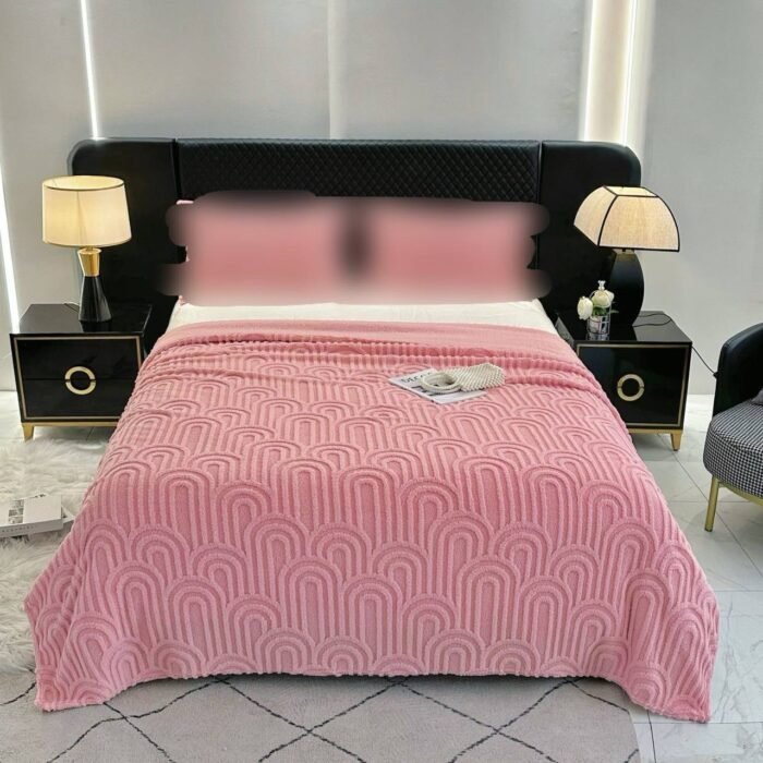 DOUBLE SIDED WARM SOLID SKIN FRIENDLY RABBIT FUR VELVET BLANKET/DUVET DESIGN 2

NO PILLOW OR PILLOW CASE O📌 - Image 5